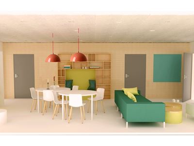 Fællesstue - dormitory