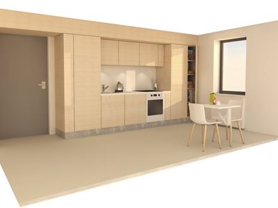 Køkkenunit i apartments