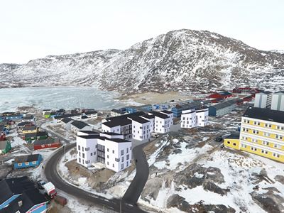 Qaqortoq - indplacering i området
